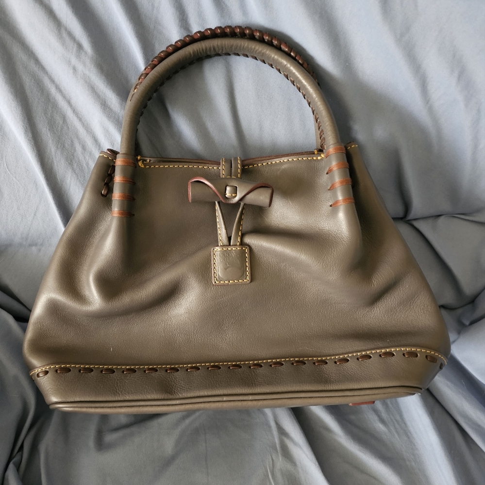 Dooney and Bourke Double Handle Toggle Lock Satchel